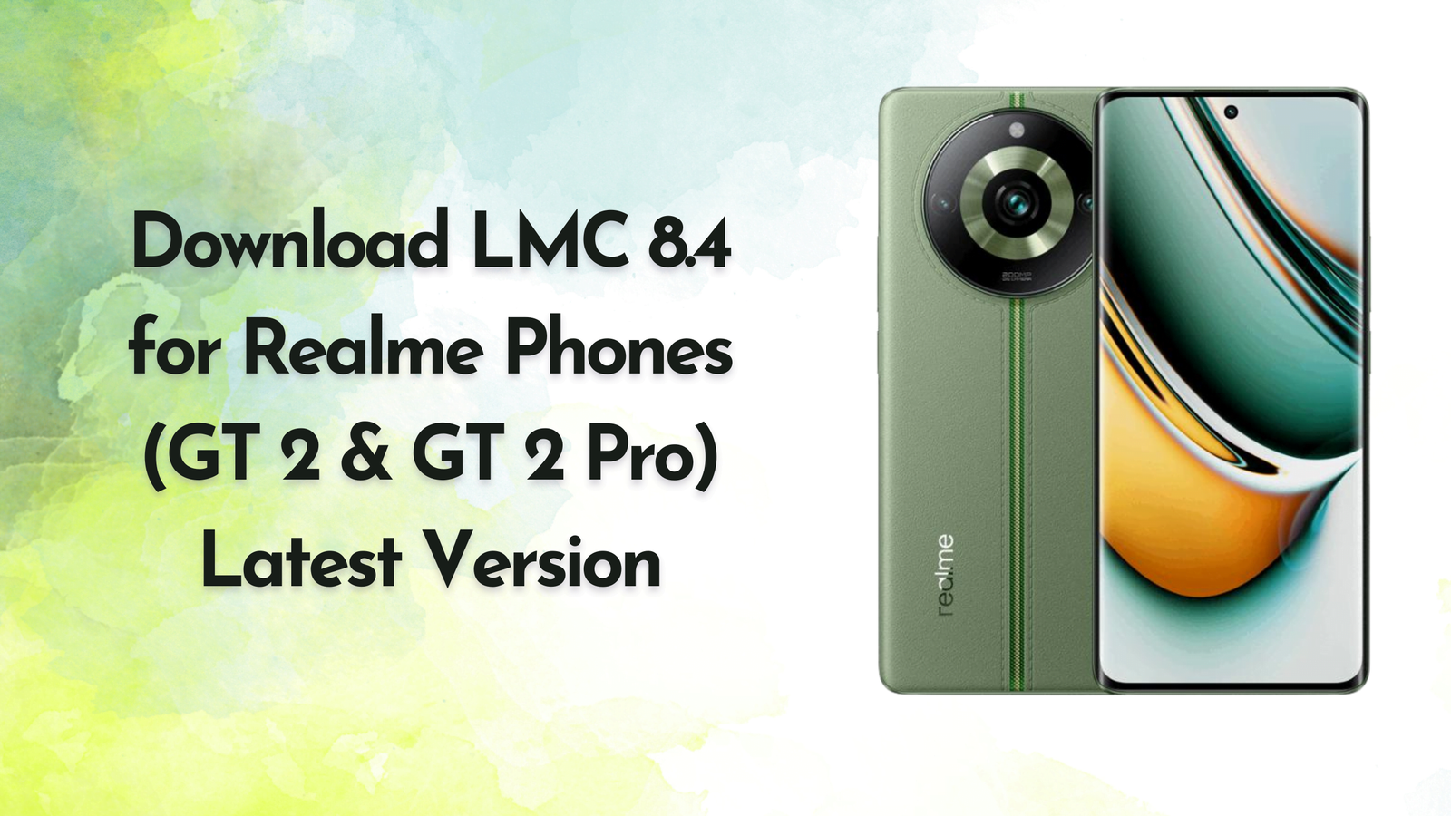 LMC 8.4 for Realme Phones