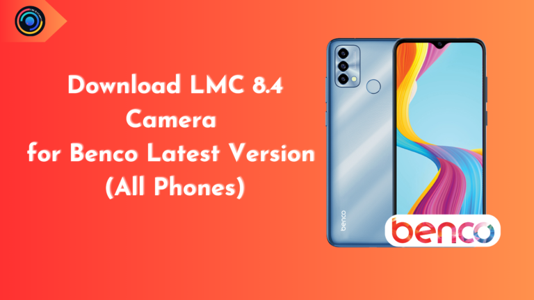 Download LMC 8.4 Camera for Benco