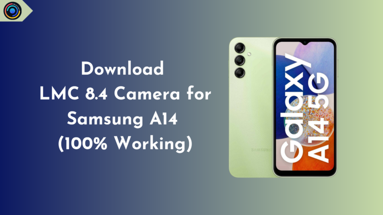 LMC 8.4 Camera for Samsung A14