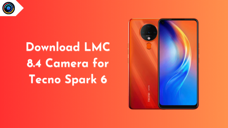 LMC 8.4 Camera for Tecno Spark 6