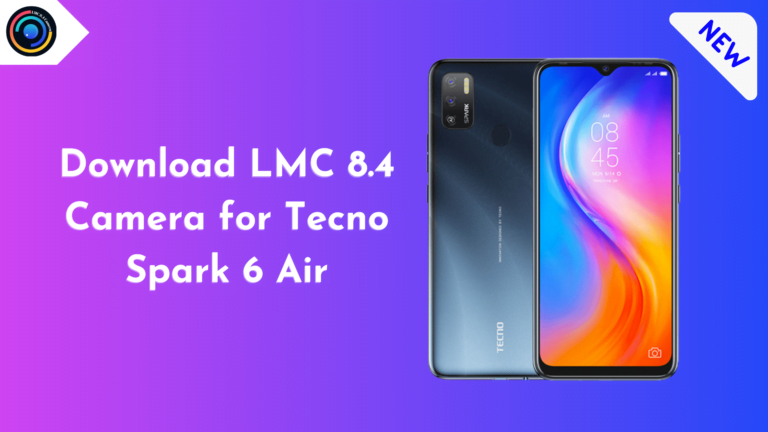 LMC 8.4 Camera for Tecno Spark 6 Air