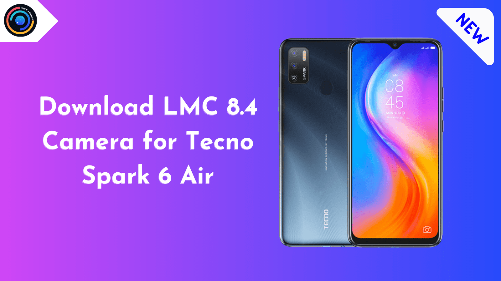 LMC 8.4 Camera for Tecno Spark 6 Air