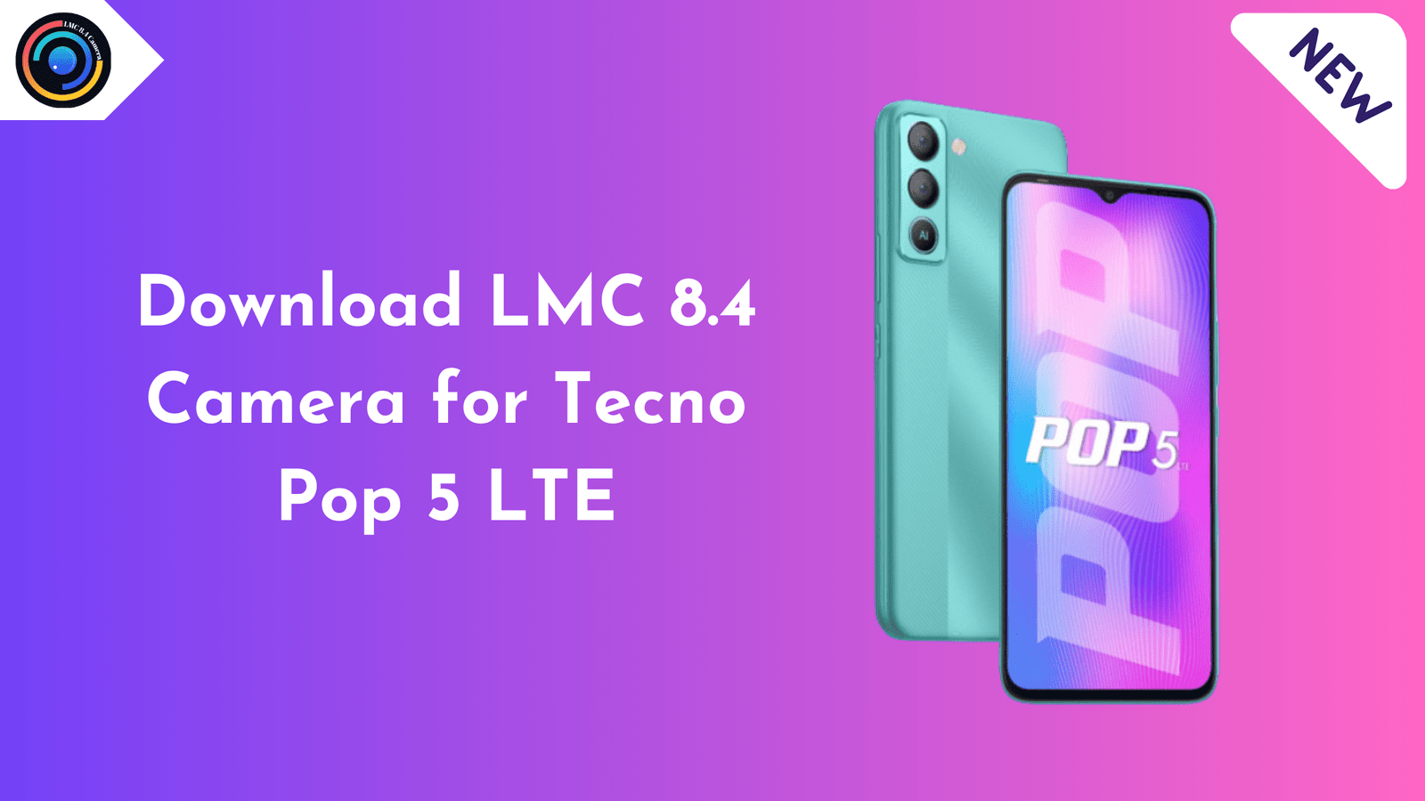 LMC 8.4 Camera for Tecno Pop 5 LTE