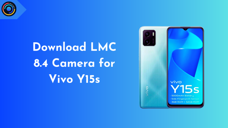 LMC 8.4 Camera for Vivo Y15s