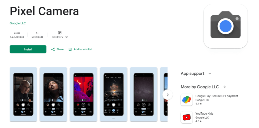 LMC 8.4 Camera for Infinix Phone