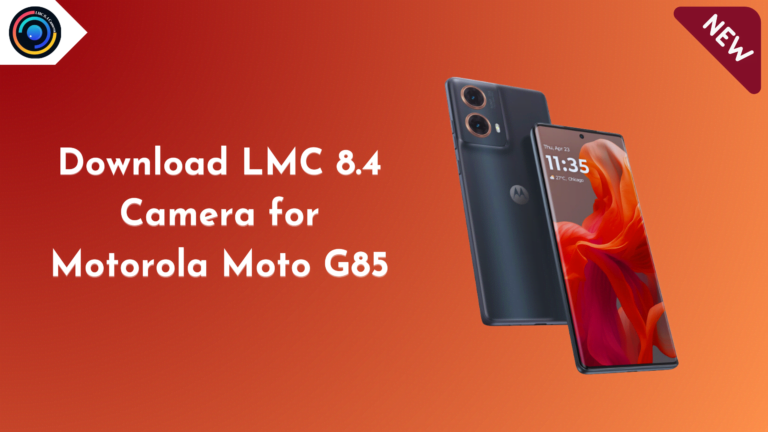 LMC 8.4 Camera for Motorola Moto G85