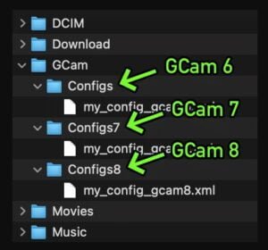 Import GCam XML File