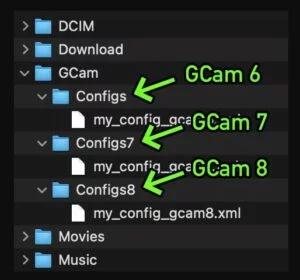 Import GCam XML File