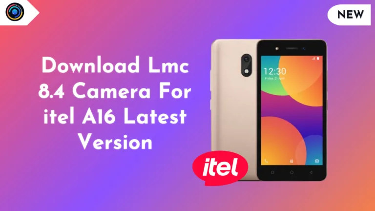 LMC 8.4 Camera for Itel A16