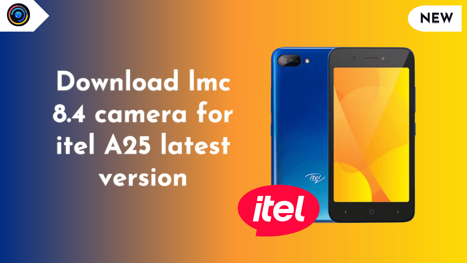 LMC 8.4 Camera for Itel A25