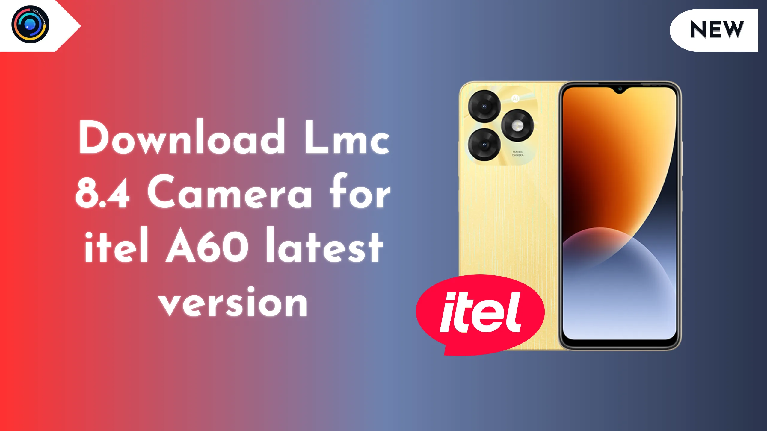 LMC 8.4 Camera for Itel A60