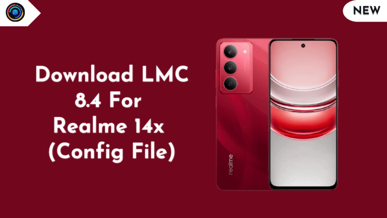 LMC 8.4 Camera for Realme 14x
